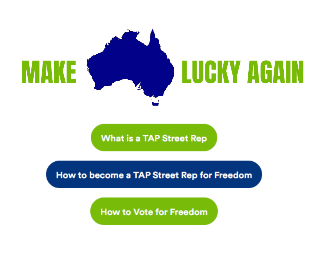 Vote For Freedom – Become a TAP Street Rep